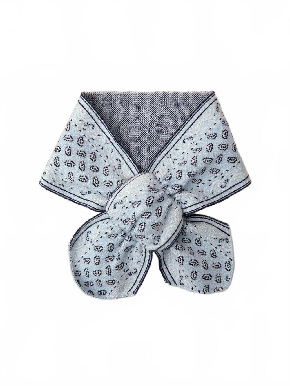 NEW 525 AMERICA annabeth bandana necktie in winter sky